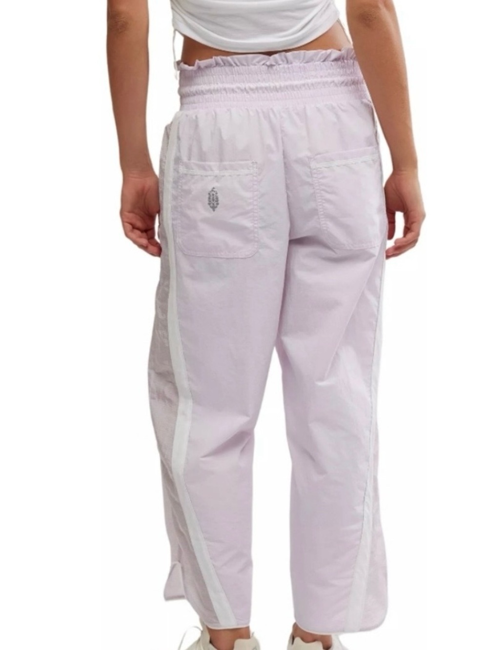FP Free People FREE MOVEMENT Champ Is Here Printed Pants / purple lilac - Picture 3 of 7